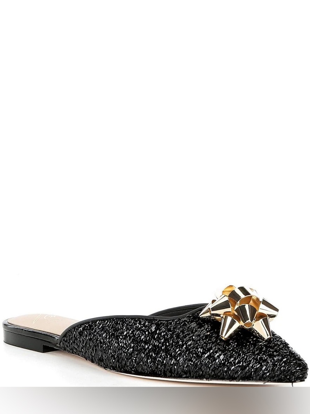NWT Antonio Melani x The Nat Note Estrella Ornamented Bow Dress Mules Size 7M - Picture 3 of 13